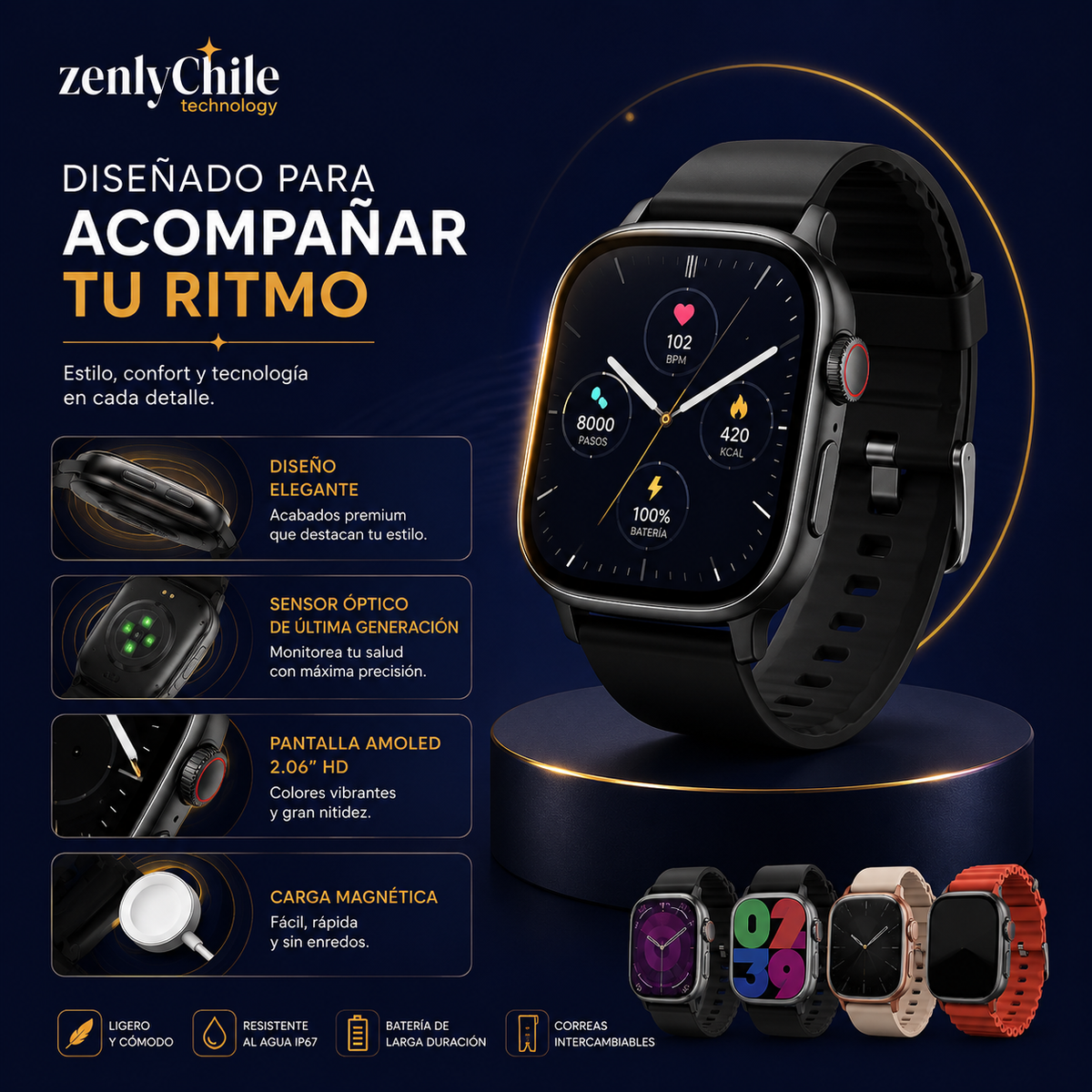 Smartwatch Orion 7 en 1