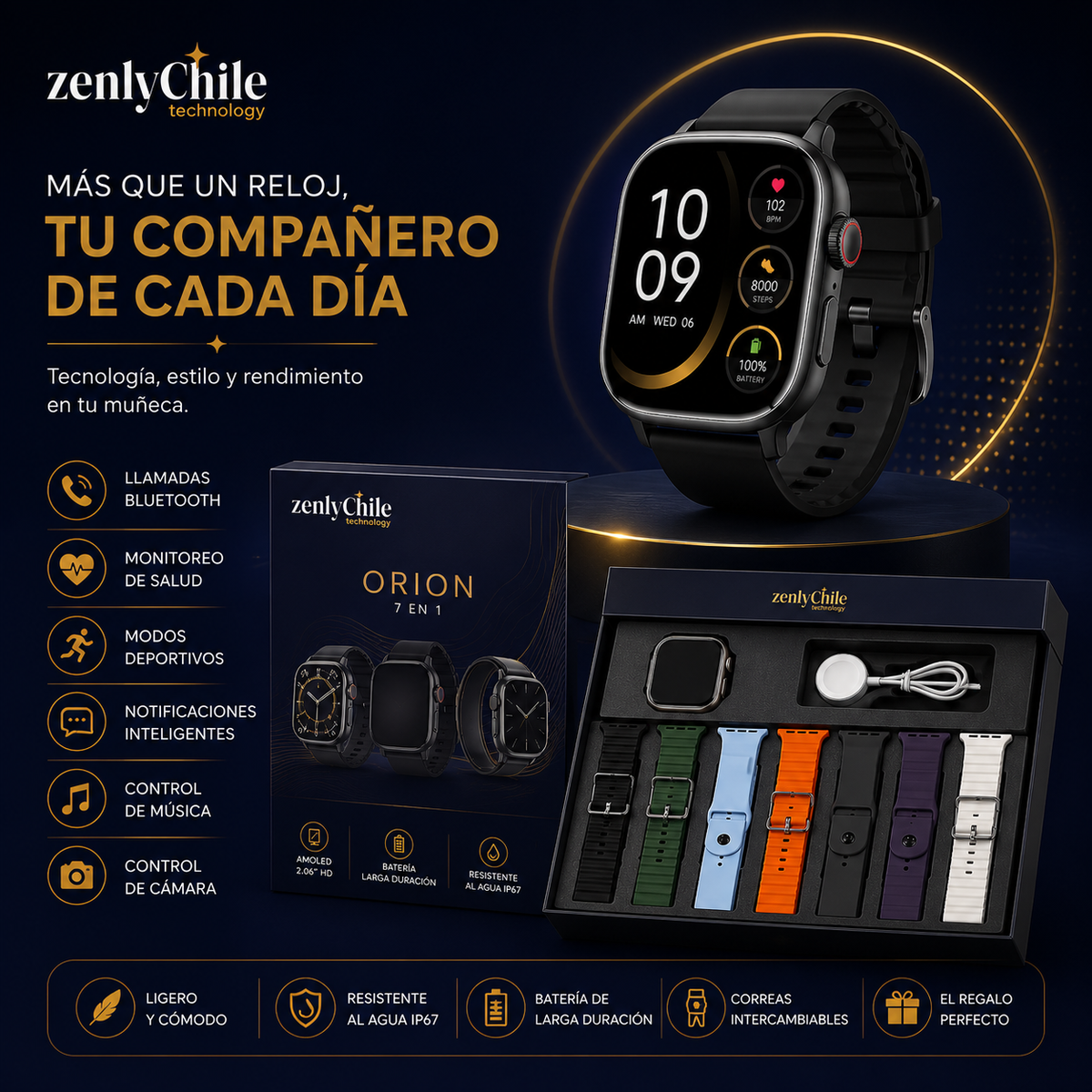 Smartwatch Orion 7 en 1