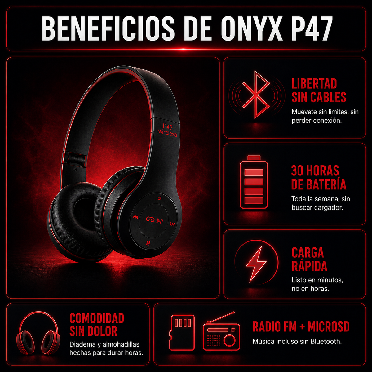 Audifonos Onyx P47
