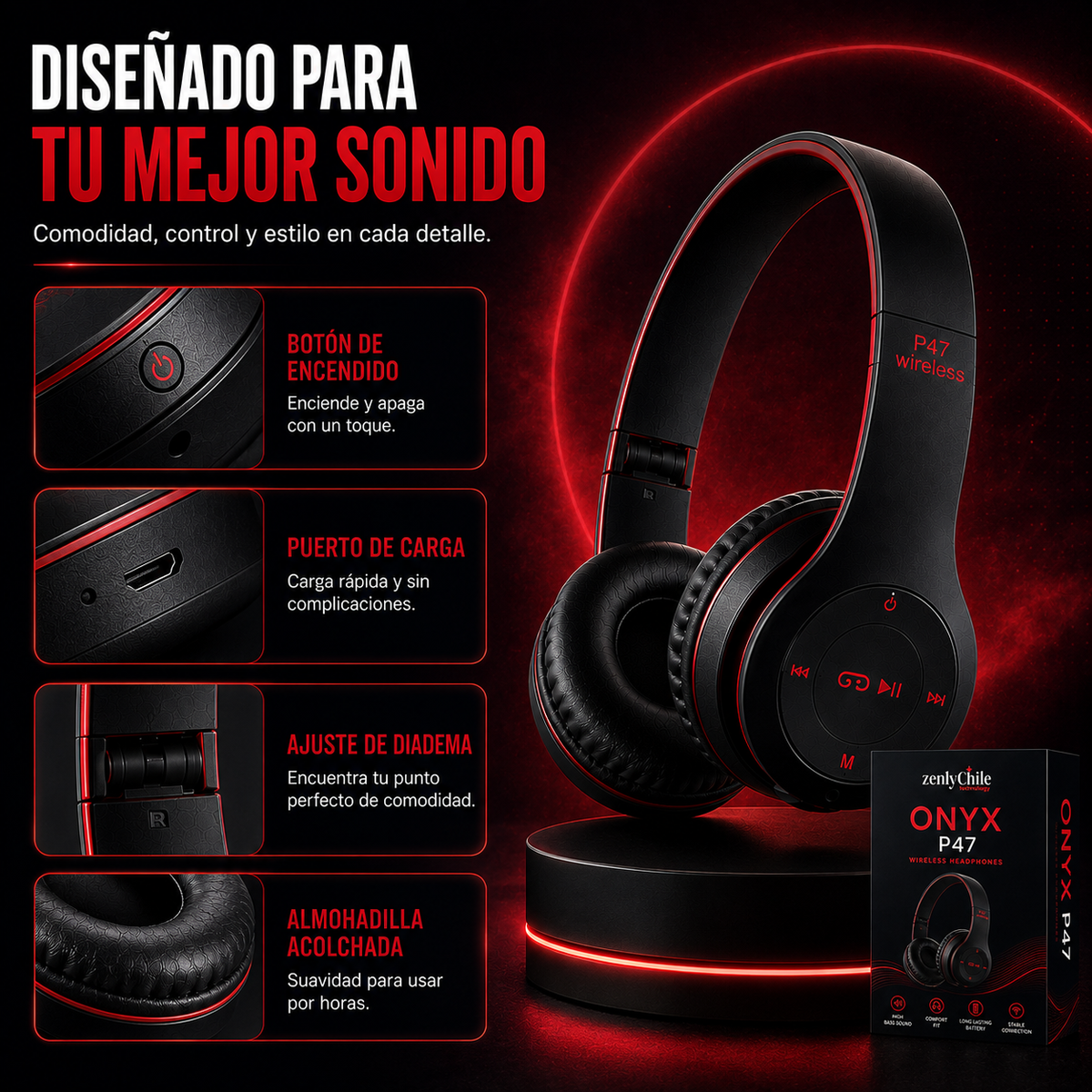 Audifonos Onyx P47