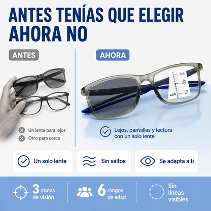 Gafas Multifocales 2 x 1