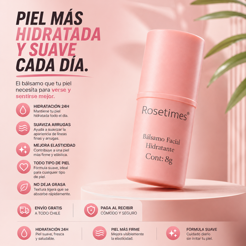 Bálsamo Facial Hidratante Antiarrugas