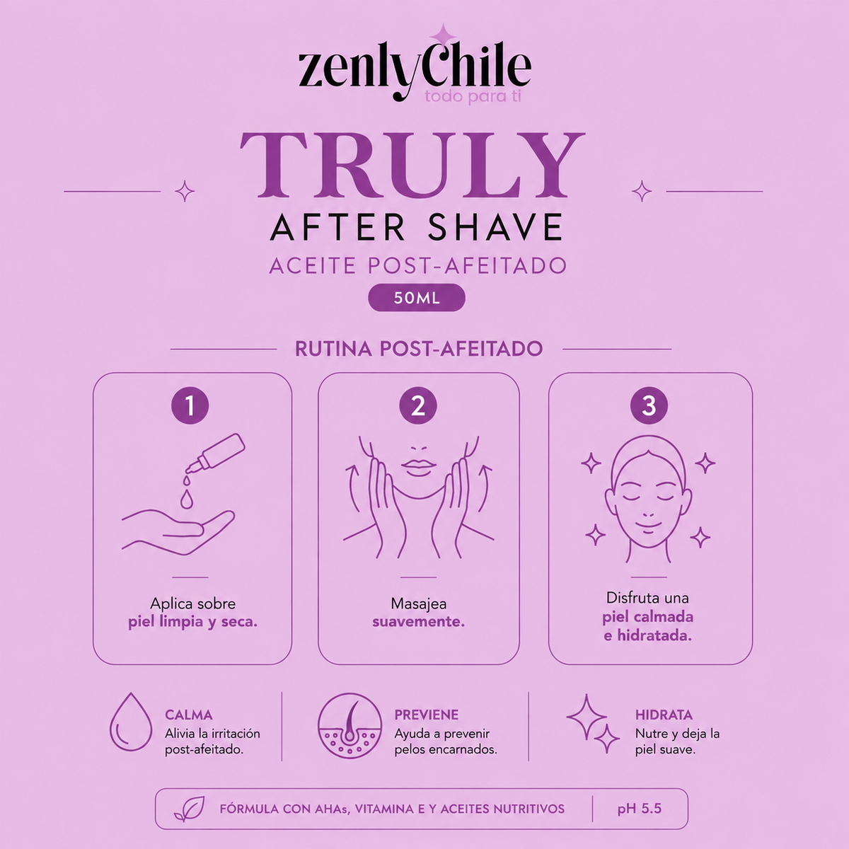 TRULY AFTER SHAVE 50ML